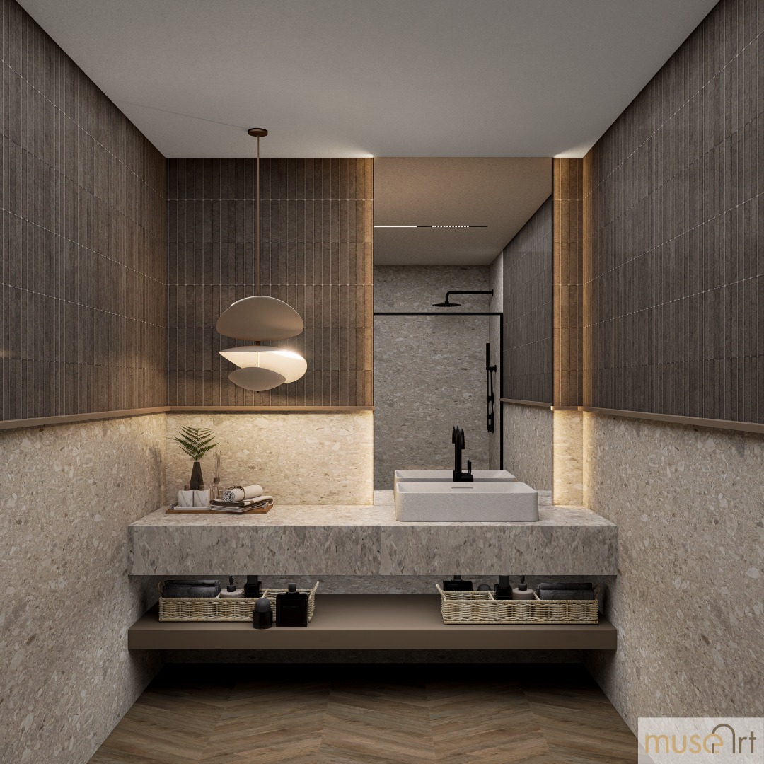 Misafir banyosu iç mekan